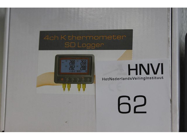 Thermologger 4 kanaals sd logger. - afbeelding 3 van  3