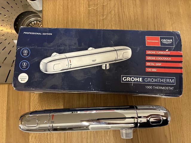 Thermosstaatkraan grohe grohtherm 1000. - afbeelding 3 van  3