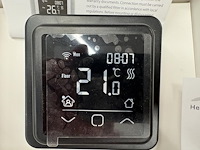 Thermostaat voor elektrische vloerverwarming met wifi, type c16. - afbeelding 2 van  2