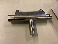 Thermostatische bad-douche mengkraan rvs - afbeelding 1 van  3