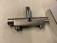 Thermostatische bad-douche mengkraan rvs - afbeelding 2 van  3