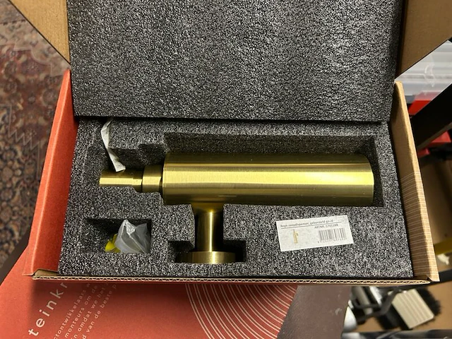 Thermostatische badmengkraan, 1x fonteinkraan, 1x zeepdispenser regn - afbeelding 4 van  5