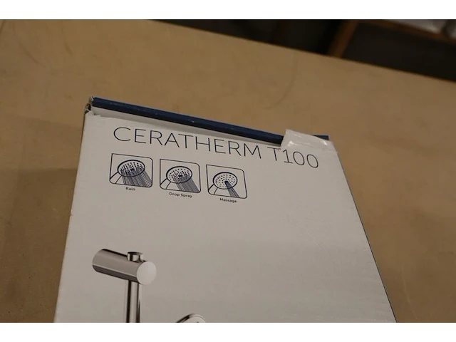Thermostatische douchekraan ideal standard, ceratherm t100, chroom - afbeelding 4 van  7