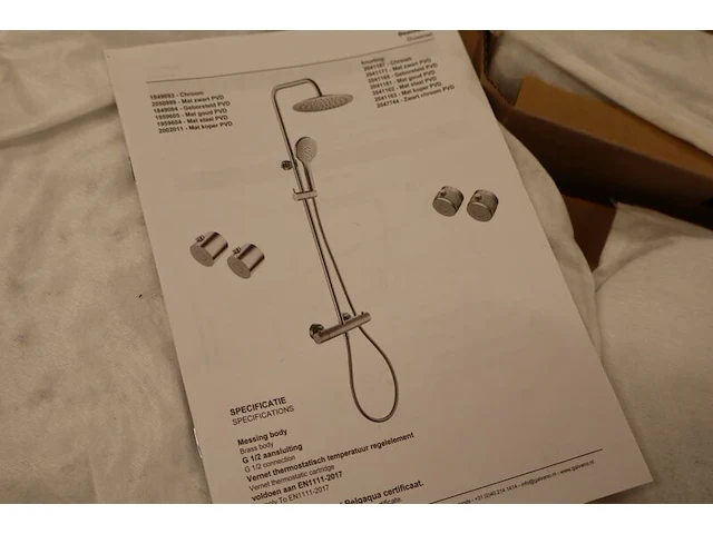 Thermostatische doucheset rondo, 2050999, chroom - afbeelding 3 van  9