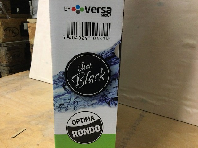 Thermostatische regendoucheset aloni, optima rondo, zwart - afbeelding 2 van  3