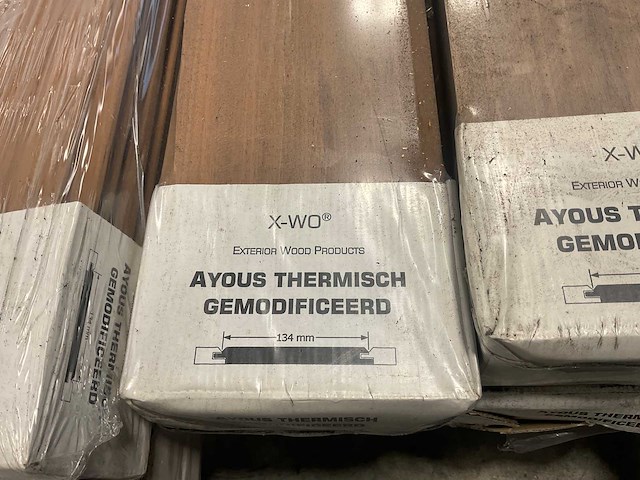 Thermovision ayous vellingdeel geschaafd 245x14,5x1,4 cm (25x) - afbeelding 5 van  5