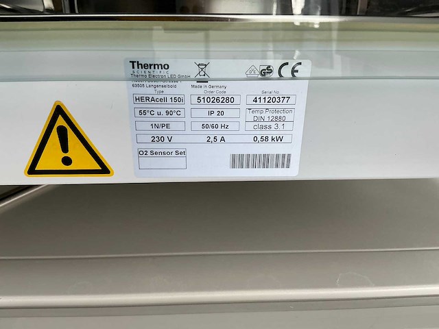 Thermowetenschappelijke heracell 150i gp laboratorium co2-incubator (4x) - afbeelding 10 van  13