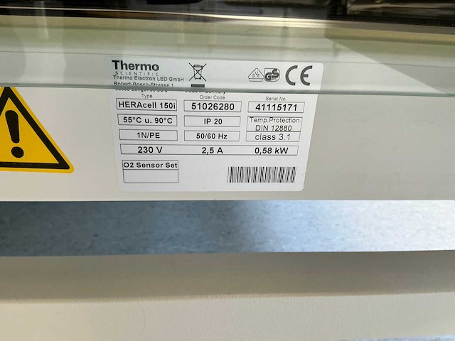 Thermowetenschappelijke heracell 150i gp laboratorium co2-incubator (4x) - afbeelding 22 van  22
