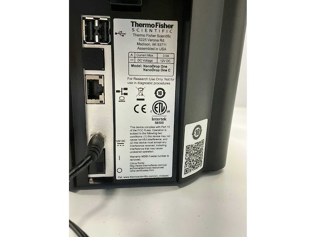 Thermowetenschappelijke nanadrop one-c uv-vis fotospectrometer - afbeelding 13 van  15