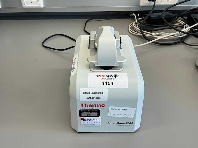 Thermowetenschappelijke nanodrop 2000 spectrofotometer - afbeelding 3 van  7