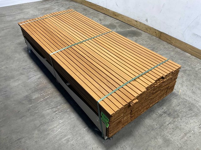 Thermowood ayous rib3 gevelbekleding 210x14x1,7 cm (40x) - afbeelding 1 van  11