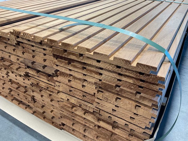 Thermowood ayous rib3 gevelbekleding 330x14x1,7 cm (35x) - afbeelding 5 van  8