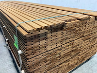 Thermowood ayous rib3 gevelbekleding 360x14x1,7 cm (30x) - afbeelding 3 van  10
