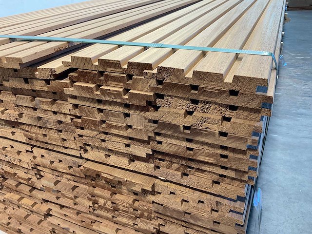 Thermowood ayous rib3 gevelbekleding 360x14x1,7 cm (30x) - afbeelding 6 van  10