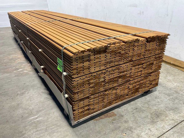 Thermowood ayous rib3 gevelbekleding 360x14x1,7 cm (30x) - afbeelding 7 van  10