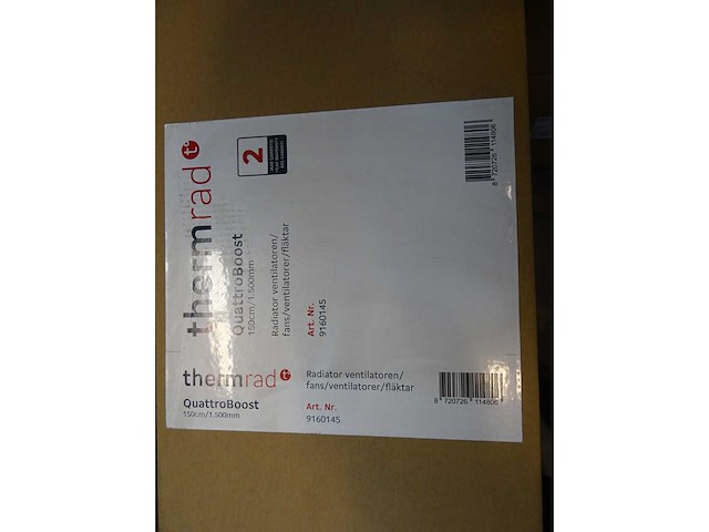 Thermrad - quattroboost 150cm - radiator ventilatorset - afbeelding 2 van  2