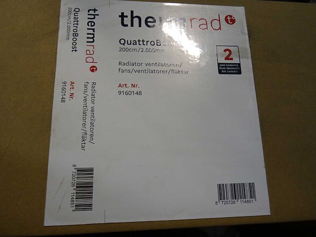 Thermrad - quattroboost 200cm - radiatorventilator - afbeelding 2 van  2