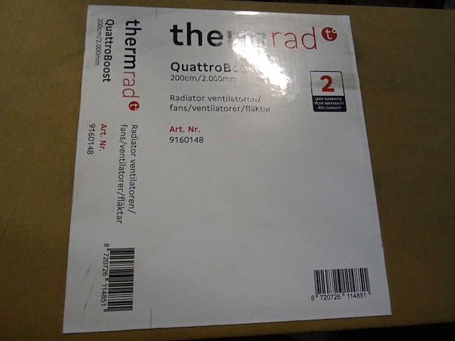 Thermrad - quattroboost 200cm - radiatorventilator - afbeelding 2 van  2