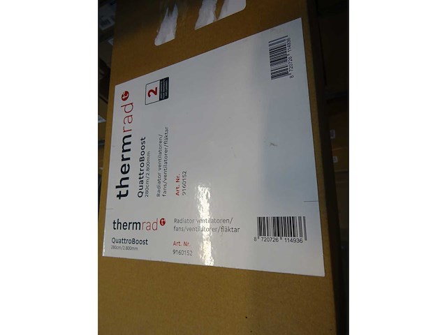 Thermrad - quattroboost 280cm - radiator ventilatorset - afbeelding 2 van  2