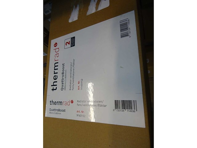 Thermrad - quattroboost 280cm - radiator ventilatorset - afbeelding 2 van  2