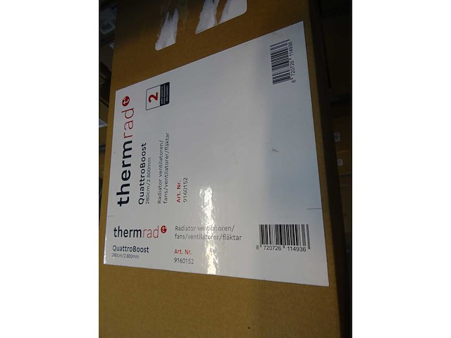 Thermrad - quattroboost 280cm - radiator ventilatorset - afbeelding 2 van  2