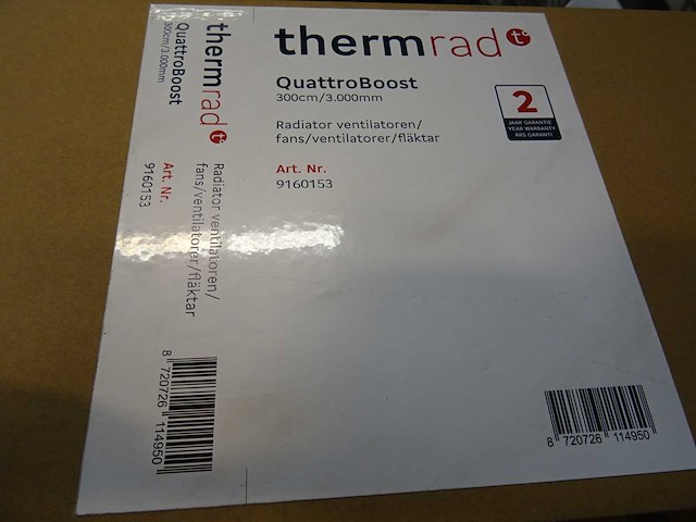 Thermrad - quattroboost 300cm - radiator ventilatorset - afbeelding 2 van  2