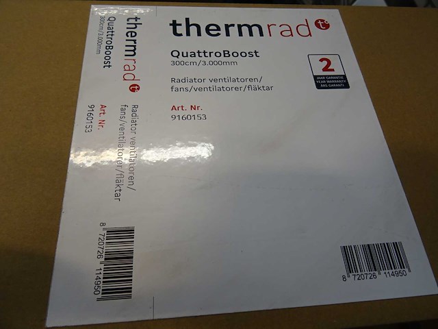 Thermrad - quattroboost 300cm - radiator ventilatorset - afbeelding 2 van  2