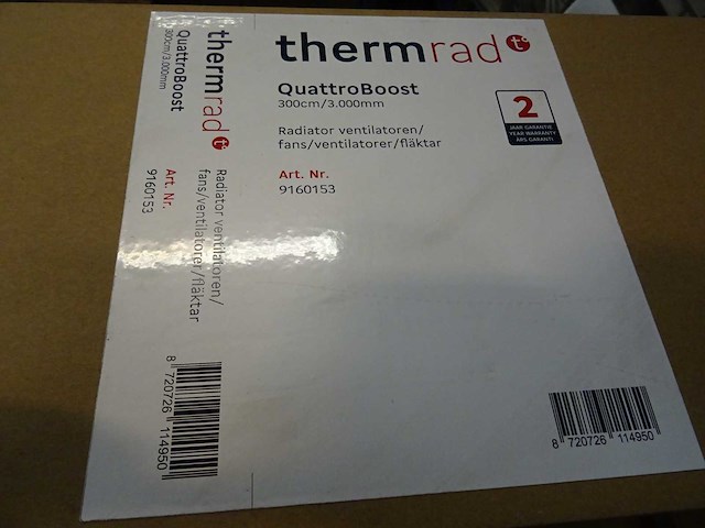 Thermrad - quattroboost 300cm - radiator ventilatorset - afbeelding 2 van  2