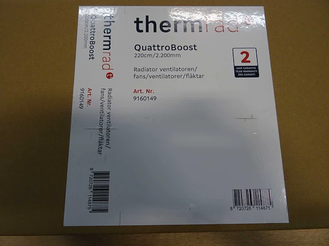 Thermrad - quattroboost qb 220 - radiatorventilator (3x) - afbeelding 1 van  2