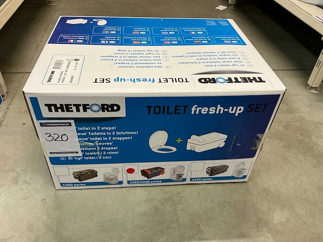 Thetford c250/260 toilet fresh-up set - afbeelding 2 van  3