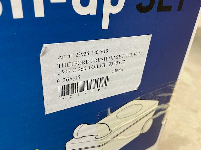 Thetford c250/260 toilet fresh-up set - afbeelding 3 van  3