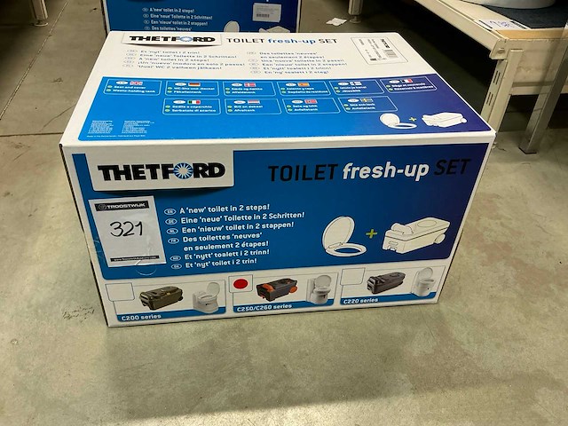 Thetford c250/260 toilet fresh-up set - afbeelding 2 van  3