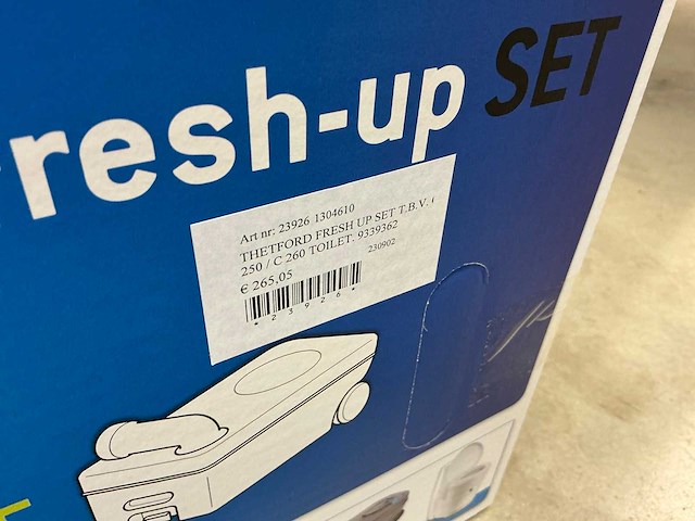 Thetford c250/260 toilet fresh-up set - afbeelding 3 van  3
