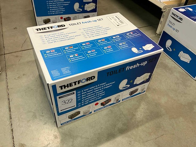 Thetford c250/260 toilet fresh-up set - afbeelding 1 van  3