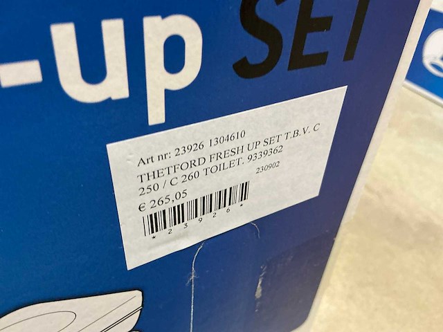 Thetford c250/260 toilet fresh-up set - afbeelding 3 van  3