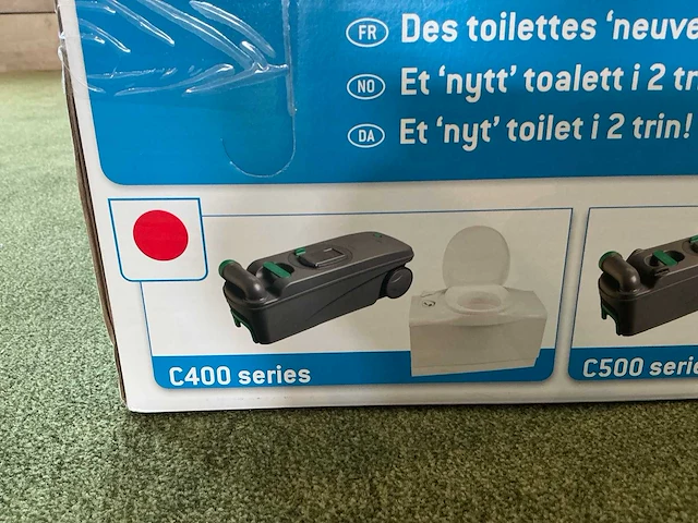 Thetford fresh-up c400 series kampeertoilet - afbeelding 3 van  4