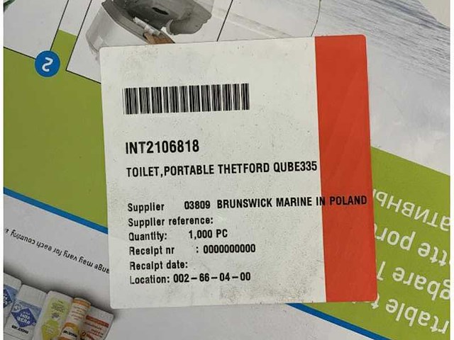 Thetford porta potti 335 chemical portable toilet white - afbeelding 9 van  10