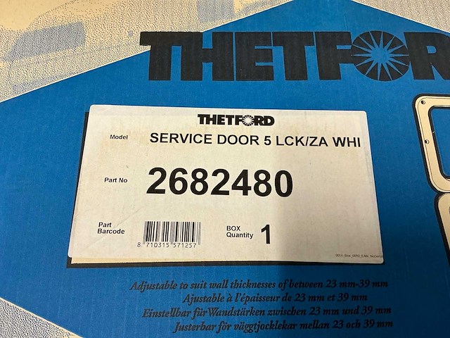 Thetford servicedeur (2x) - afbeelding 3 van  6