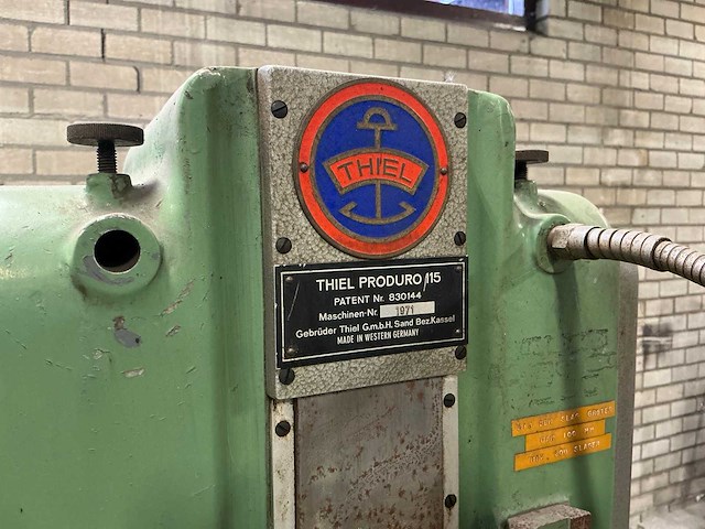 Thiel produro 115 vijlmachine - afbeelding 7 van  8