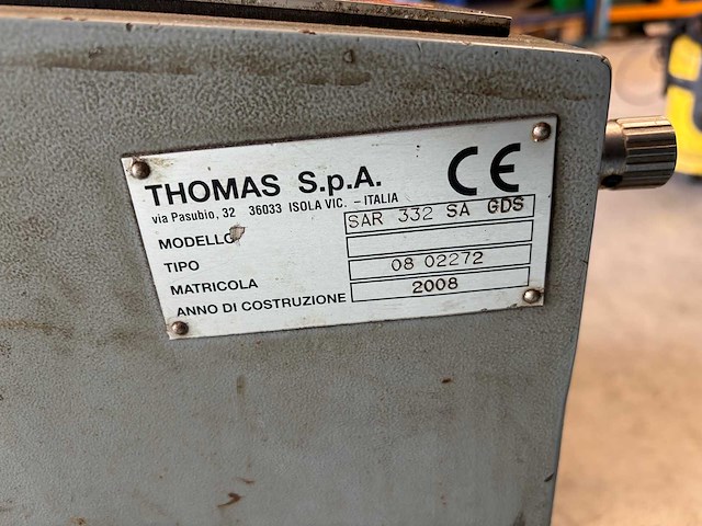 Thomas - sar 332sa gds - metalen horizontale bandzaagmachine - afbeelding 7 van  15