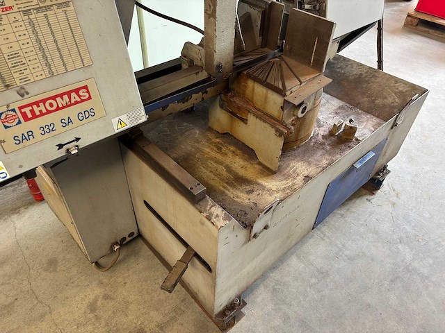 Thomas - sar 332sa gds - metalen horizontale bandzaagmachine - afbeelding 9 van  15