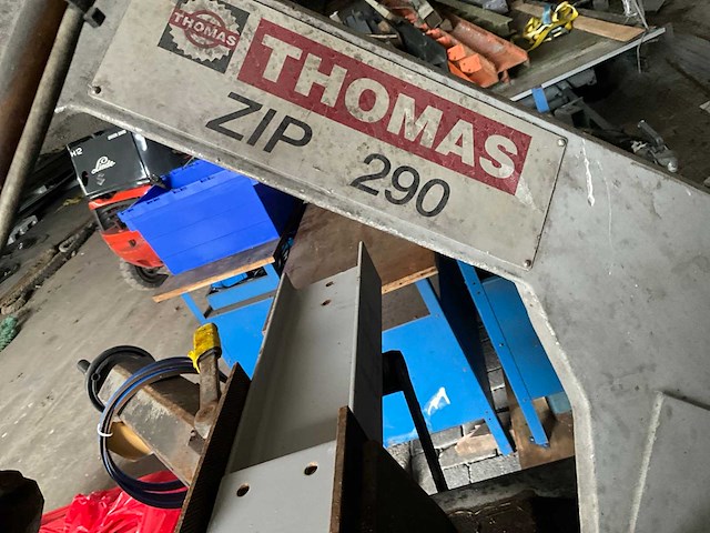 Thomas - zip 290 - metalen horizontale bandzaagmachine - afbeelding 3 van  3