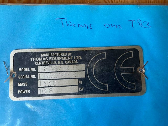 Thomas t83s schranklader - afbeelding 20 van  27