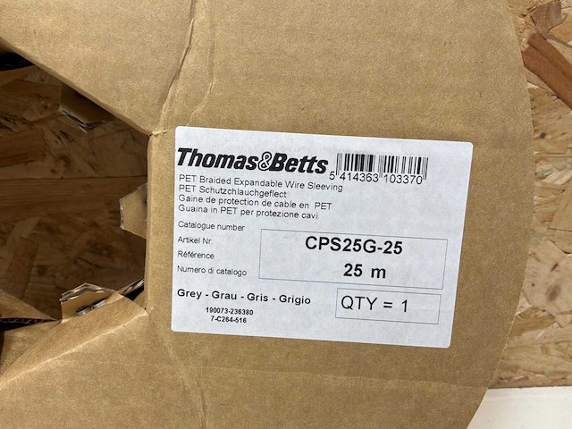 Thomas&betts gevlochten kabelbeschermslang 25m (6x) - afbeelding 3 van  4