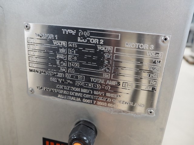 Thompson meat machinery - afbeelding 13 van  21