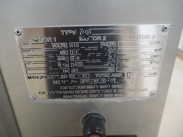 Thompson meat machinery - afbeelding 6 van  15