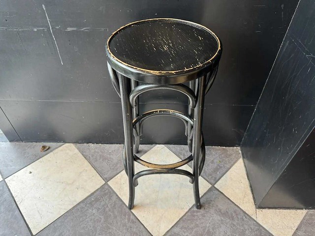Thonet - houten barkruk (3x) - afbeelding 1 van  4