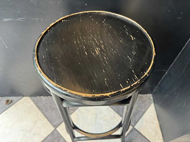 Thonet - houten barkruk (3x) - afbeelding 2 van  4