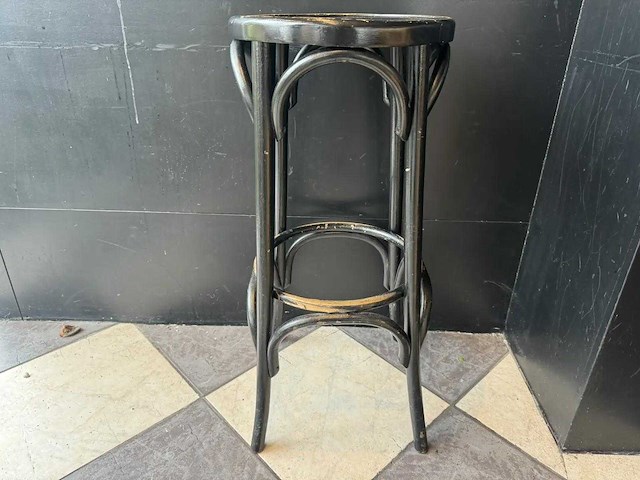 Thonet - houten barkruk (3x) - afbeelding 3 van  4