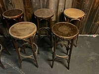 Thonet barkruk (7x) - afbeelding 4 van  7